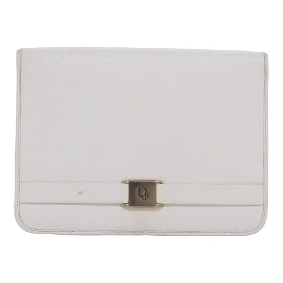 DIOR Shoulder Bag Leather White - Picture 2 of 12